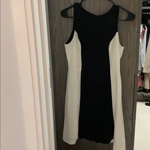 Black and white dress